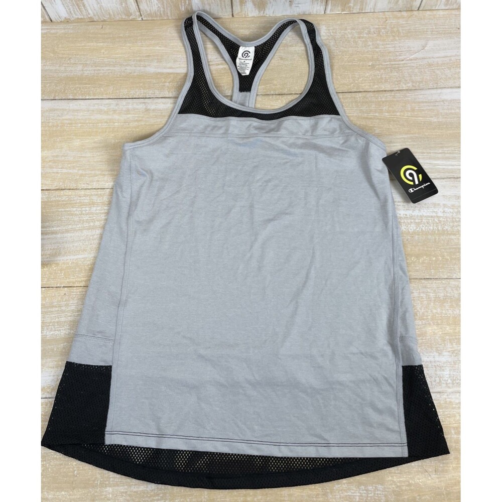 NWT C9 Champion Women’s Size S Gray & Black Tank Racer Back Duo Dry